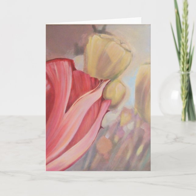 Tulip Dankeskarte (Vorderseite)