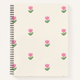 Tulip Dreams Notebook Cover 🌷 floral Pattern Notizbuch