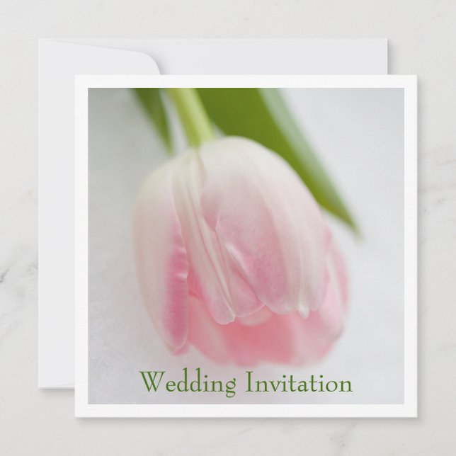 Tulip Faire-part de mariage (Devant)