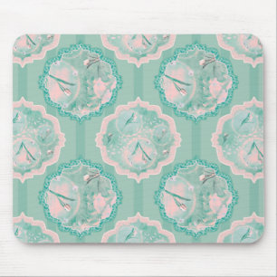 Tulip Fantasy Green und Pink Mousepad