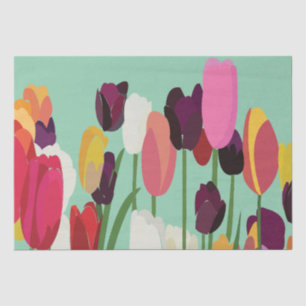Tulip Farbige Blume Blumenstrauß Seidenpapier