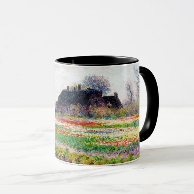 Tulip Fields in den Niederlanden, Monet Tasse (VorderseiteRechts)