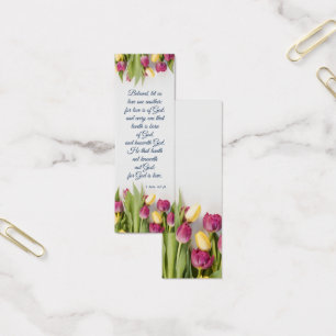 Tulip Floral Elegante Spirituelle Bibel Verse