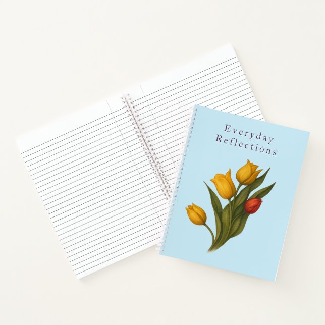 Tulip Floral Notebook | Everyday Reflections Notizbuch (Innenseite)