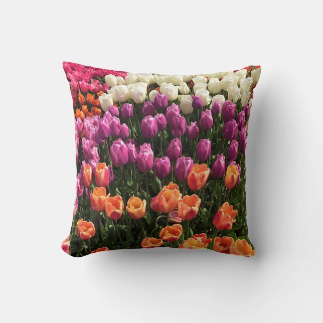 Tulip Garden Bed. Oregon Kissen (Vorderseite)