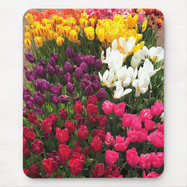 Tulip Garden Bed. Oregon Mousepad (Vorne)