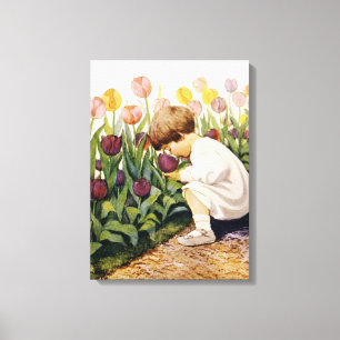 Tulip Garden Leinwanddruck