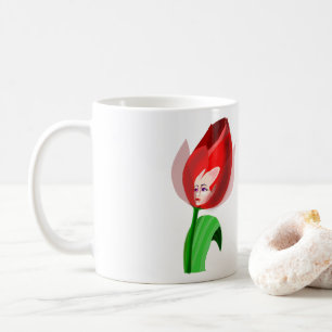 Tulip Girl Coffee Mug