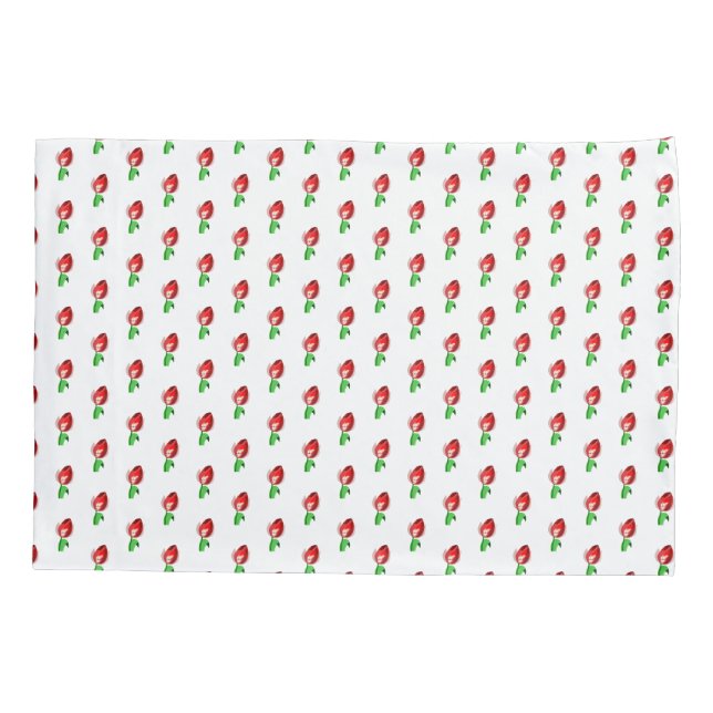Tulip Girl Pillow Case Kissenbezug (Rückseite)
