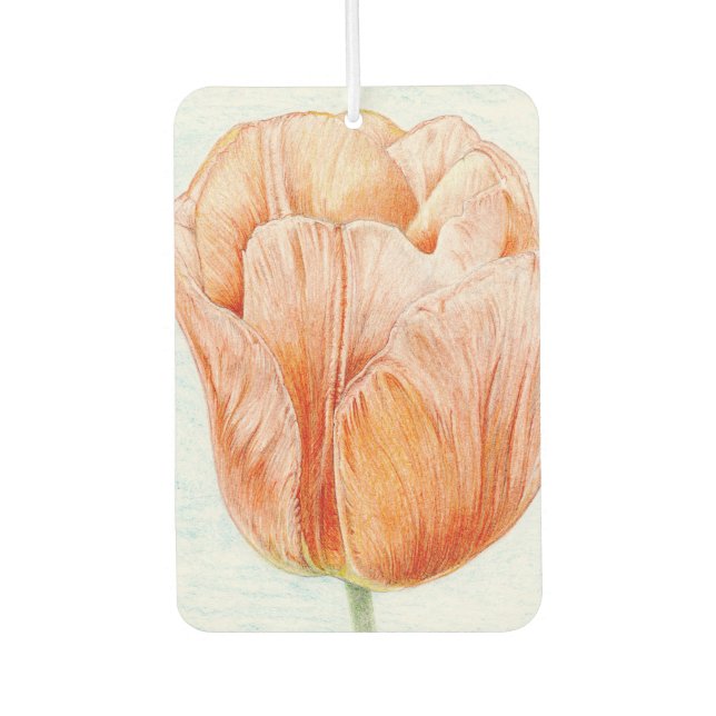 Tulip in Peach Color Autolufterfrischer (Vorderseite)