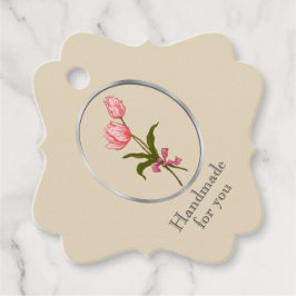 Tulip in Rahmen, Handmade by ... Geschenkanhänger