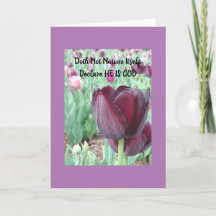 Tulip Loise Card Lieder des Sonnenaufgangs