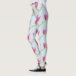 Tulip Magnolias sur les Leggings