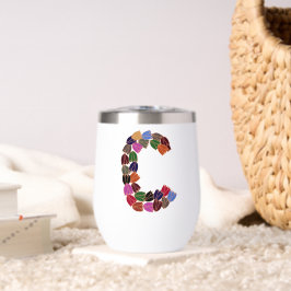 Tulip mit mehrfarbigem Buchstaben "C"