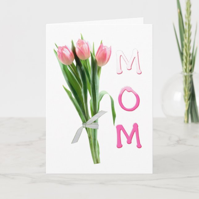 TULIP MOTHERS DAY CARD KARTE (Vorderseite)