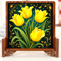 Tulip Noir Keramik Tile