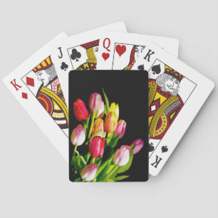 Tulip Painting - Original Blume Kunst Spielkarten
