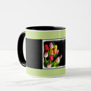 Tulip Painting - Original Flower Art Tasse
