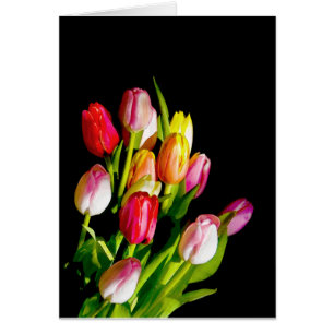 Tulip Painting - Originelle Blume Kunst