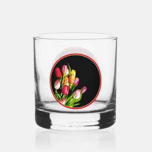 Tulip Painting - Originelle Blume Kunst Whiskyglas