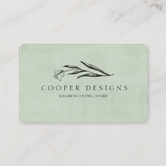 Tulip Pastel Business Card Visitenkarte