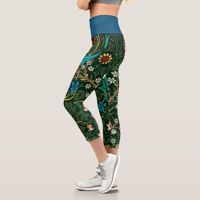 TULIP PATTERN CAPRI LEGGINGS (Links)