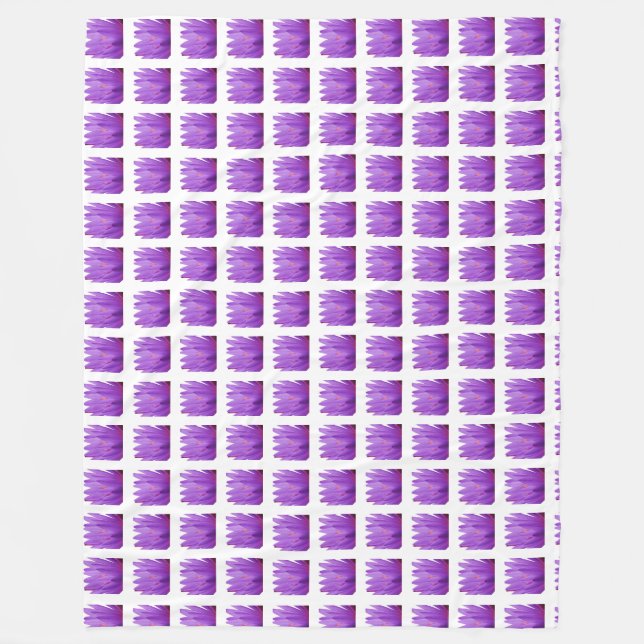 Tulip Pattern Fleecedecke (Vorderseite)