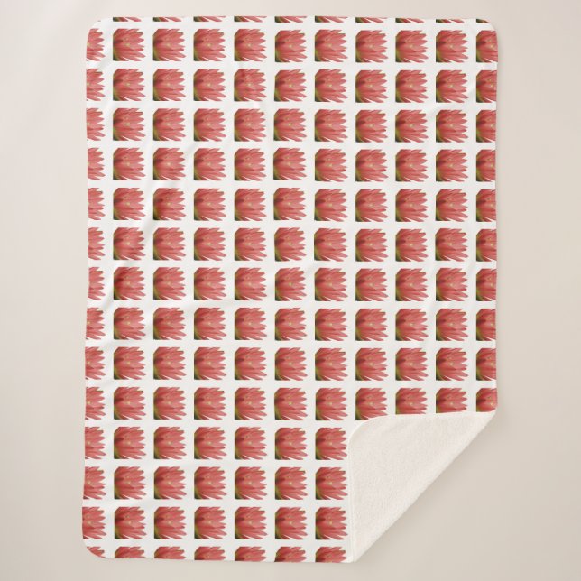 Tulip Pattern Sherpadecke (Vorderseite)