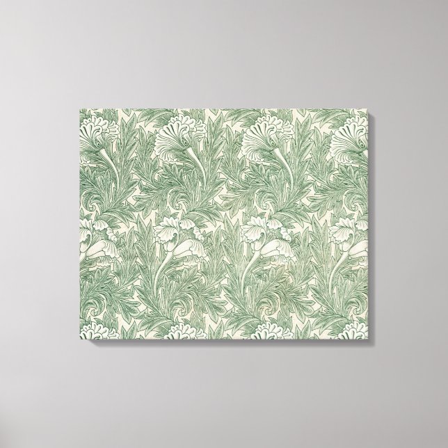 Tulip Pattern (von William Morris) Leinwanddruck (Vorderseite)