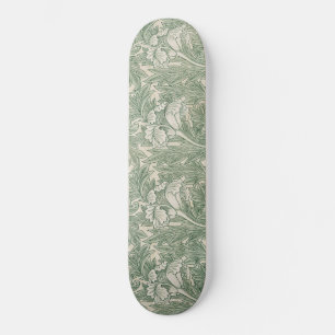 Tulip Pattern (von William Morris) Skateboard