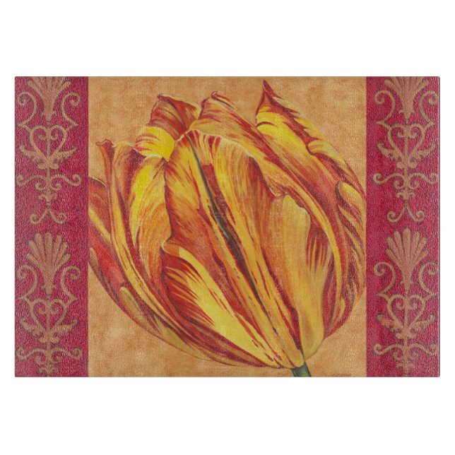 Tulip Power I Schneidebrett (Vorderseite)