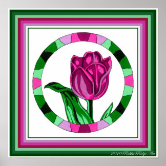 Tulip Print Poster