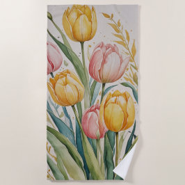 Tulip Reverie Strandtuch