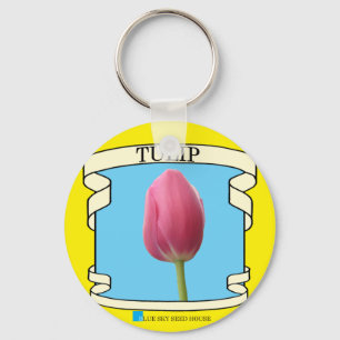 Tulip Seed Packet Schlüsselanhänger