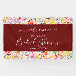 Tulip Summer Blume Brautparty Banner
