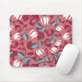 Tulip Symphony: Blumenmuster Mousepad