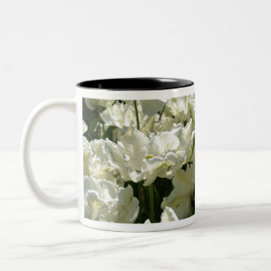Tulip the white zweifarbige tasse