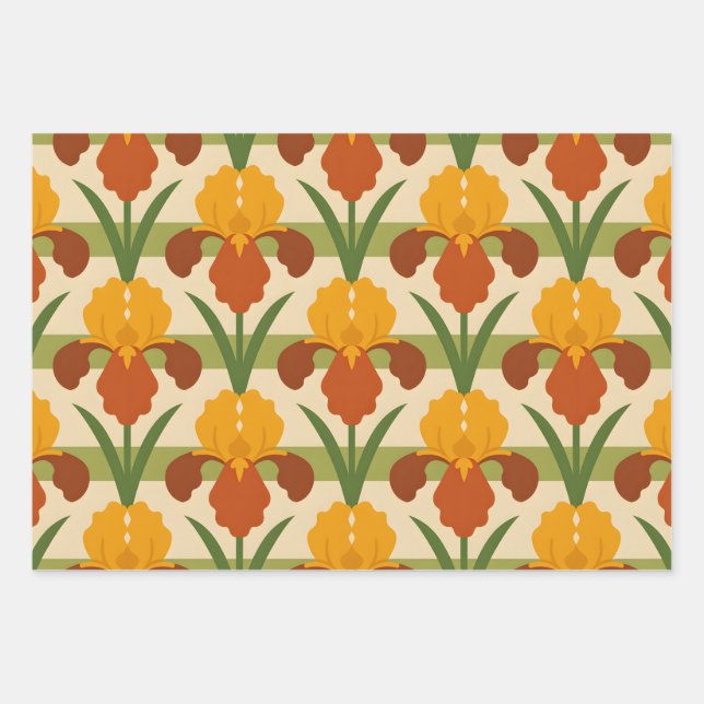 Tulip Time Geschenkpapier Set (Vorderseite)