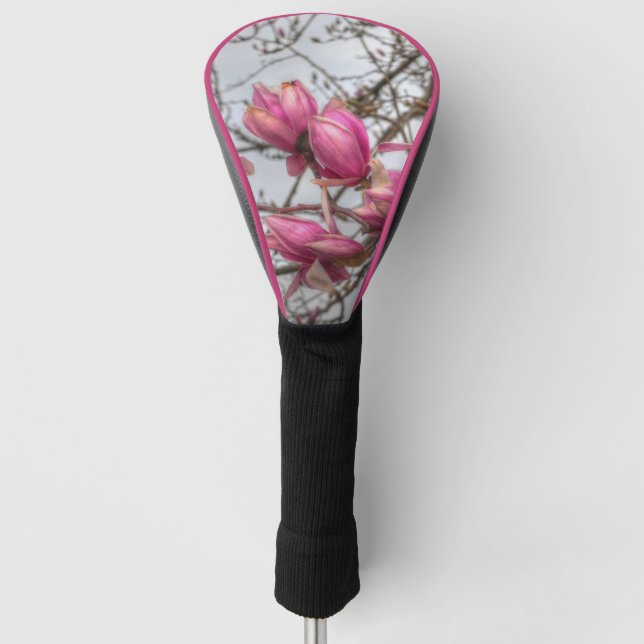 Tulip Tree Blossoms Golf Head Cover Golf Headcover (Vorderseite)