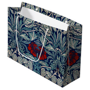 Tulip und Rose, William Morris große Geschenktasch Große Geschenktüte