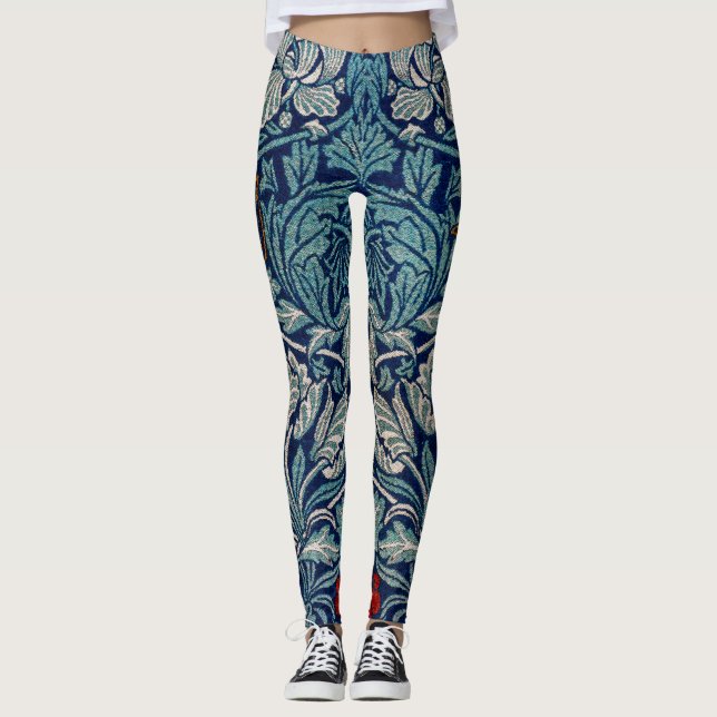 Tulip und Rose, William Morris Leggings (Vorderseite)