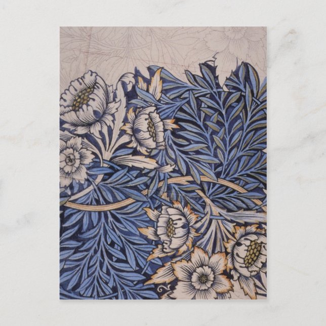 Tulip und Willow von William Morris Postkarte (Vorderseite)