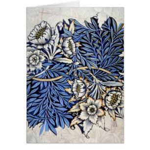 "Tulip & Willow" von William Morris - Karte