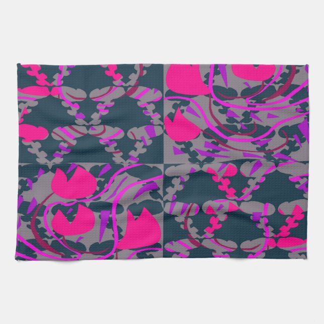 Tulipbulbs Roses Geschirrtuch (Horizontal)