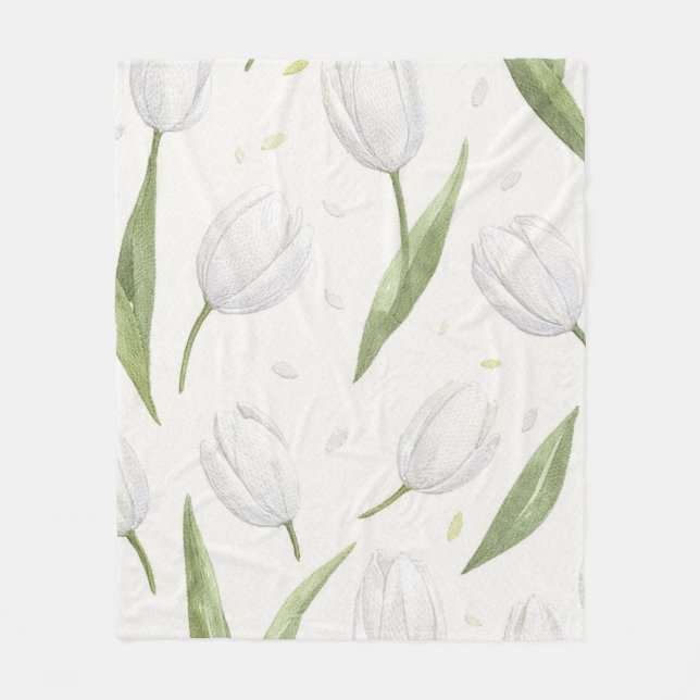 Tulipendecke Fleecedecke (Vorderseite)