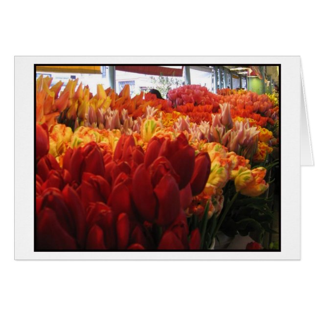 Tulipes au marché public Pike Place, Seattle (Devant horizontal)