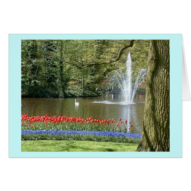 "Tulipes de printemps" (Devant horizontal)