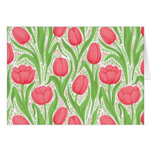 Tulipes en rouge et vert