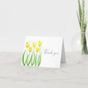 Tulipes Jaunes Classiques Merci Mariage Floral
