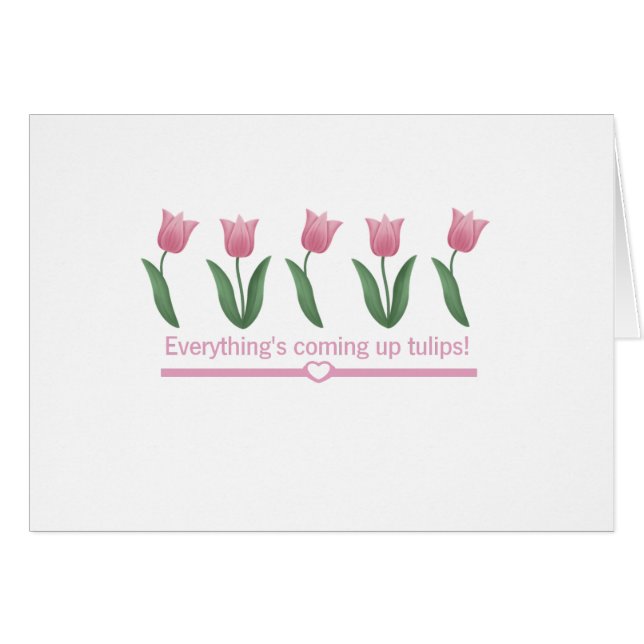 Tulipes montantes (Devant horizontal)